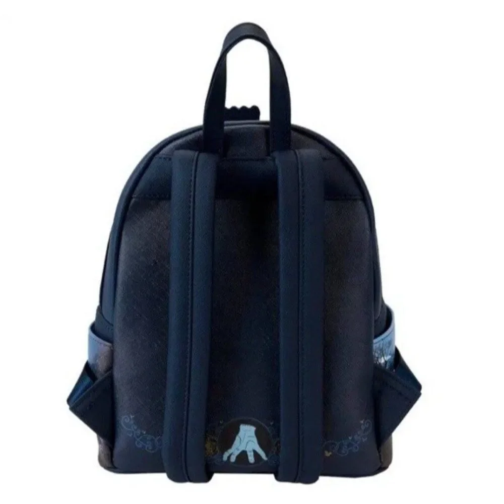 The Addams Family Wednesday Nevermore Academy Castle Glow Mini Backpack NWT